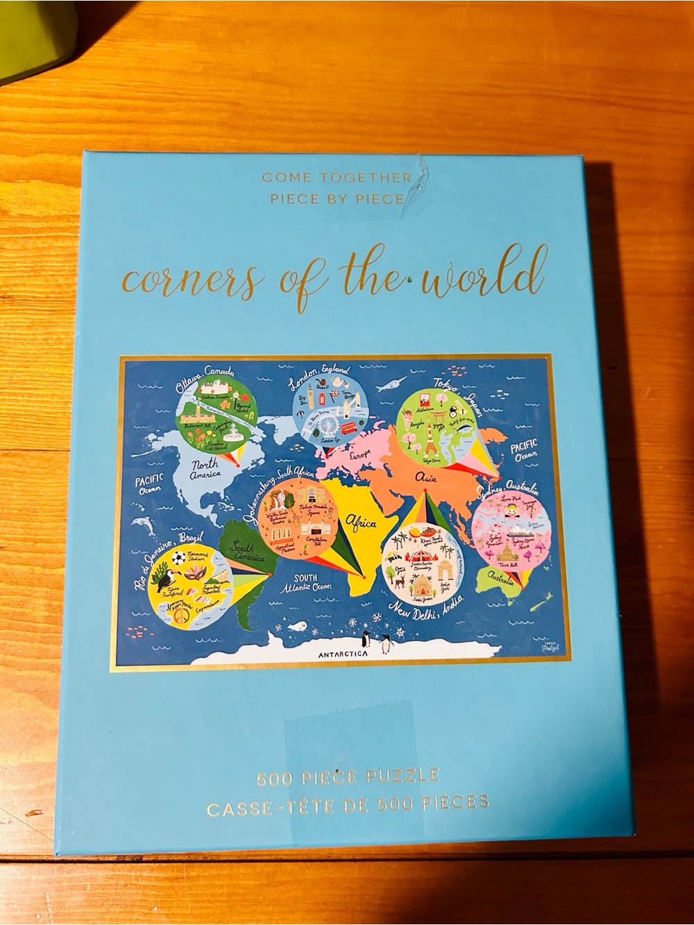 500-Piece Jigsaw Puzzle - Blue Box